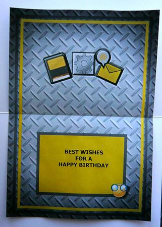 Happiness is Laptop Shaped Insert by Norma Howgate