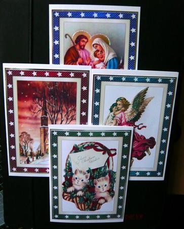 Christmas Vintage Toppers by Norma Howgate