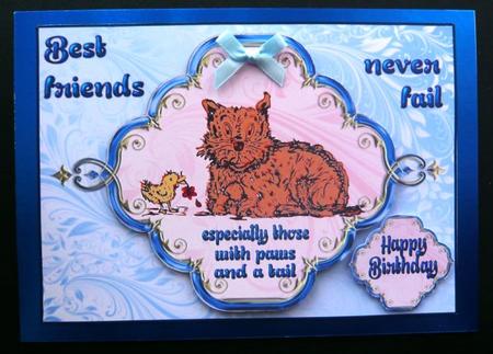 Best Friends Never Fail Especially Those with Paws and Tail by Norma Howgate