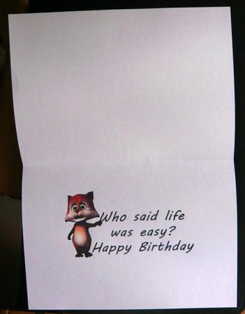 Foxy Says Insert by Norma Howgate