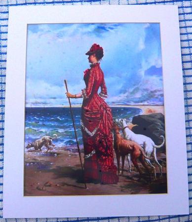 Watching Her Dog in the Sea No Hole Fold Back Mini Kit by Norma Howgate