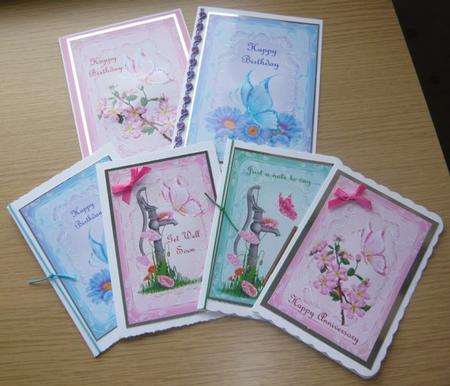 4 Floral Toppers(n) by Norma Howgate