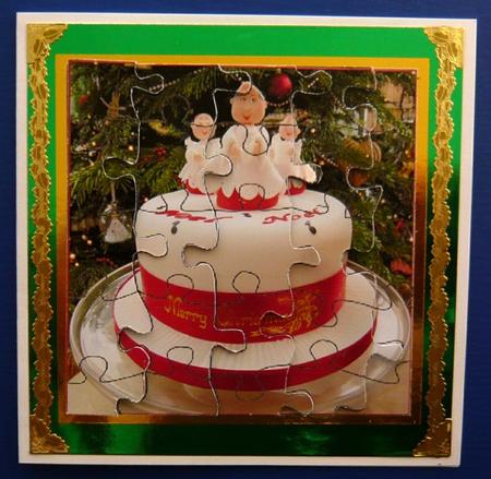Jigsaw Layers - Noel Noel Cake by Norma Howgate