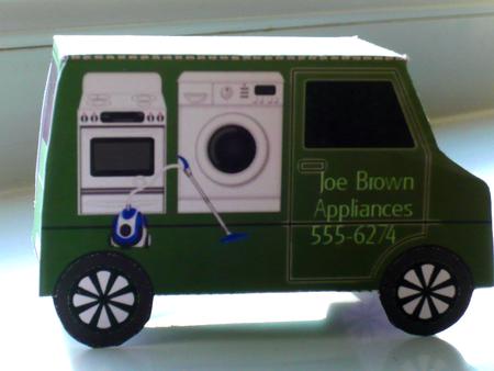 Model Van - Joe Brown Appliances by Norma Howgate