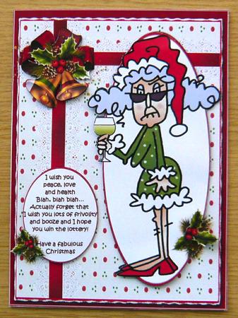 Stella Wishes You Peace for Christmas Quick Card by Norma Howgate