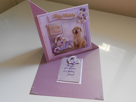 Gorgeous Golden Retriever Puppy Topper for Various Occasions by Norma Mann