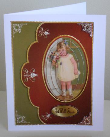 Flower Girl Auburn Qs by Norma Mann