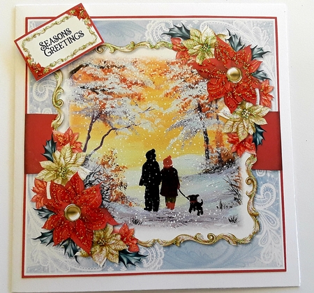 People and Poinsettias Mini Kit 4 by Pam Ogilvy