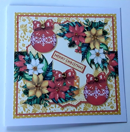 Pretty Poinsettias  Mini Kit by Pam Ogilvy