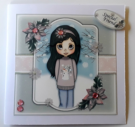 Christmas Poppy 2 Mini Kit by Pam Ogilvy