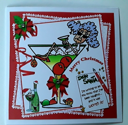 8x8 Stella writes to Santa mini kit by Pam Ogilvy