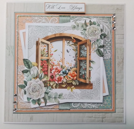 Floral Window 2 by Pam Ogilvy