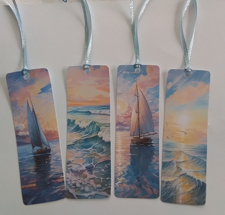 Ocean Bookmarks by Pam Ogilvy