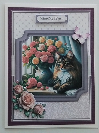 FLOWERS FOR YOU - CATS by Pam Ogilvy