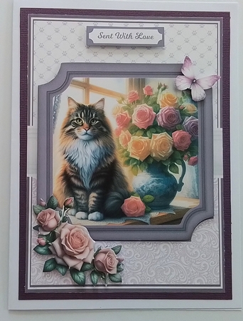 FLOWERS FOR YOU - CATS by Pam Ogilvy