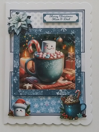 HAPPY CHRISTMAS HOT CHOCOLATE by Pam Ogilvy