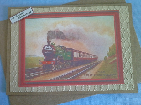 Pullman Train A4 by Pam Ogilvy