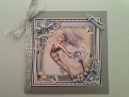 Beautiful Dandelion Fae Card Front Kit by Pam Ogilvy