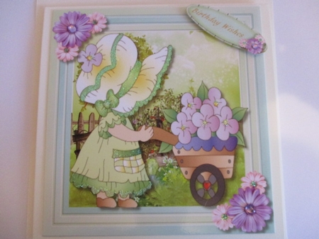 Bonnert Girl and Tthe Daisys  by Pam Ogilvy
