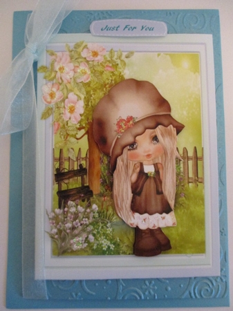 Cute Ellie in the Garden  by Pam Ogilvy