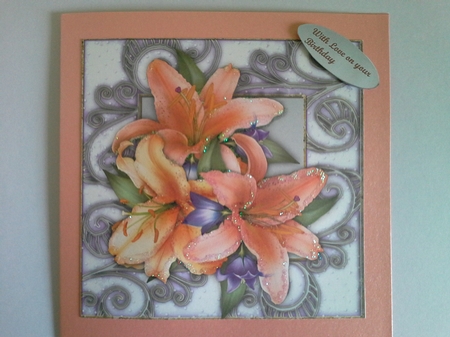 Beautiful Lilies Mini Kit by Pam Ogilvy