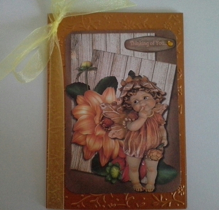Cute Elve Thinking Of You by Pam Ogilvy