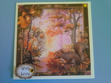 Watercoloured Autumn - Square by Pam Ogilvy