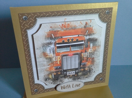 Gold Grunge Truck Kit by Pam Ogilvy
