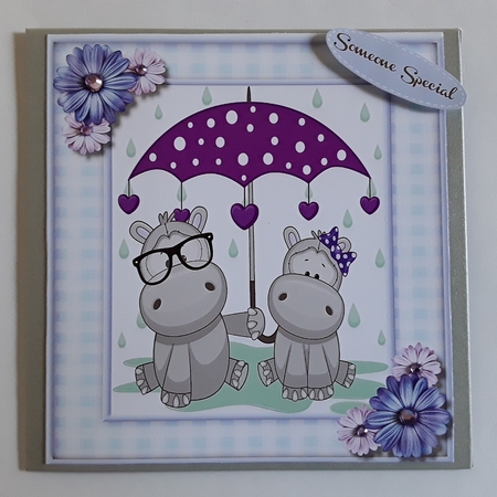 8 Sheet Bumper kit , Cute Animal Couples with Bonus Incerts  by Pam Ogilvy