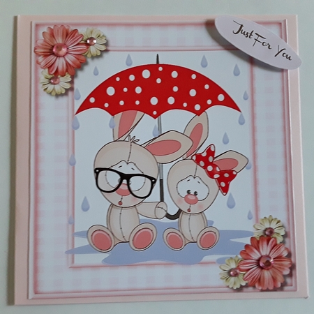 8 Sheet Bumper kit , Cute Animal Couples with Bonus Incerts  by Pam Ogilvy