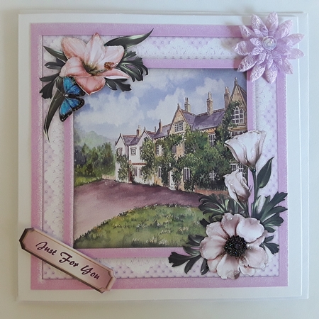 Beautiful Winter Bouquet and Scene  by Pam Ogilvy