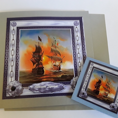 Ships at Sea 3 by Pam Ogilvy
