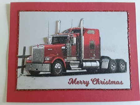 CHRISTMAS TRUCK by Pam Ogilvy