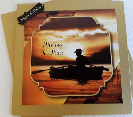 Male Sunset Fishing Bumper Kit by Pam Ogilvy