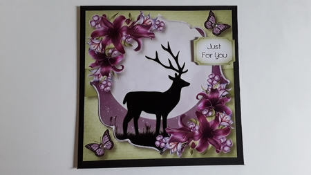 Purple Silhouette Moon Bumper Kit by Pam Ogilvy
