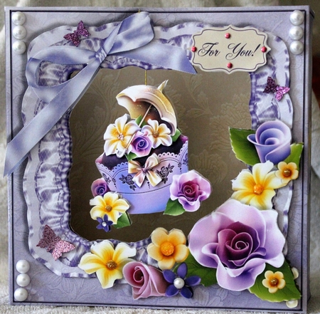 Open Box 3D Card Kit - Sweet Things by Pam Sperling