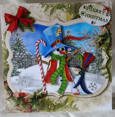 Vintage Snowman & Penguin Fun Mini Kit  by Pam Sperling
