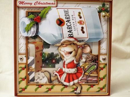 Mrs Christmas Rum Mouse 4 Sheet Mini Kit by Pam Sperling