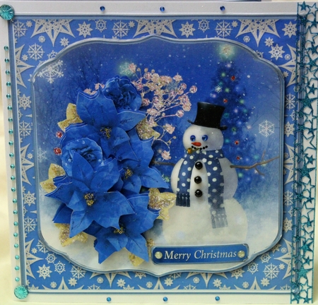 Mr Snowman - Decoupage Card Mini Kit by Pam Sperling