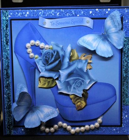 Blue Shoes and Butterflies Mini Kit by Pam Sperling