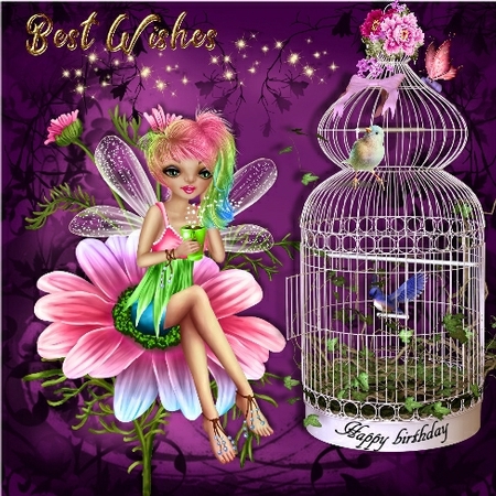 Rainbow Coffee Fairy - Designers Resource Kit For PU/CU by Pam Sperling