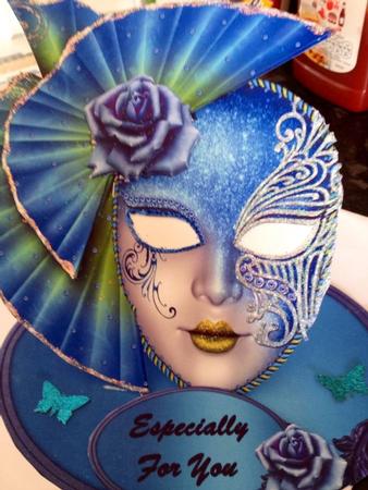 Masquerade Easel Card Kit by Pam Sperling