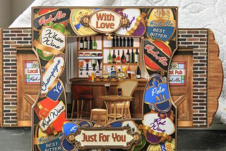 3D Room with a View - Down at the Local Pub by Pam Sperling