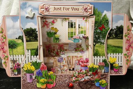 3D Room with a View Kit - the Flower Shop by Pam Sperling