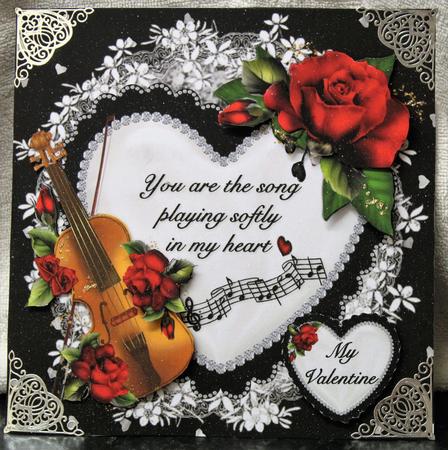 8x8 Valentine Song in My Heart Mini Kit by Pam Sperling