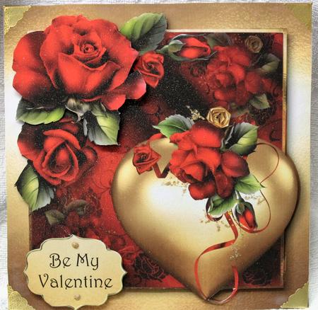 Hearts & Flowers - Red Roses by Pam Sperling
