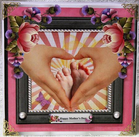 Pure Love New Baby / Mothers Day Card by Pam Sperling
