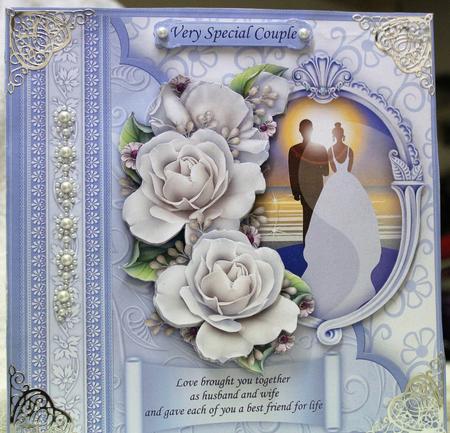 Wedding Day at Sunset 8x8 Decoupage Mini Kit by Pam Sperling
