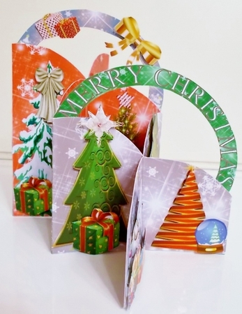 Christmas Tree Cascade Card Kit by Pam Stubley