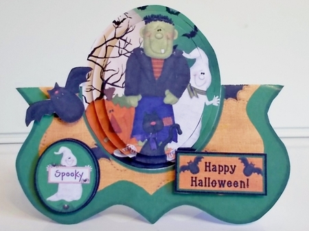 Halloween Frank and Friends Bracket Over the Top Mini Kit by Pam Stubley